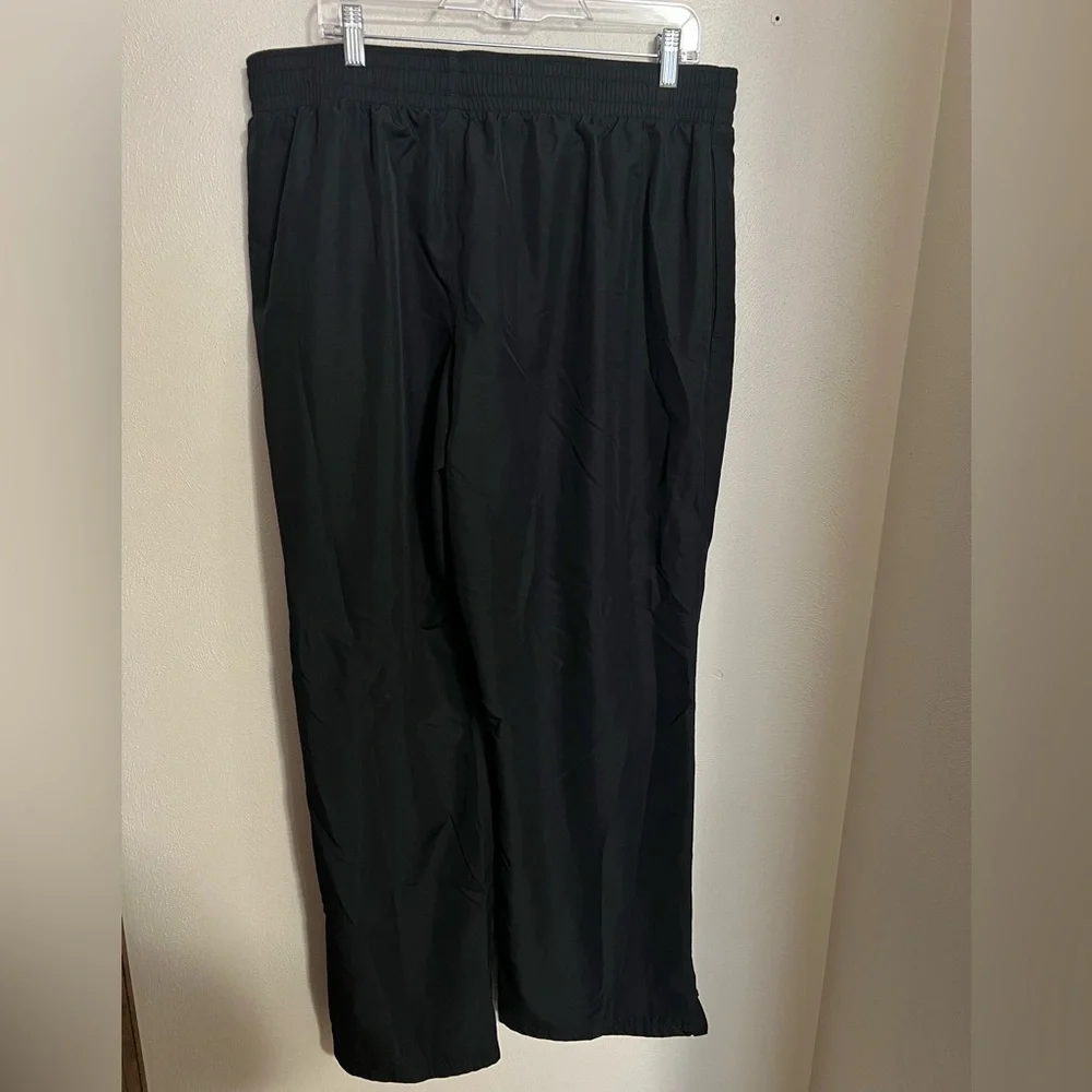 UNDER ARMOUR‎ Classic Slicker Zipper Ankle Athletic Pants Black Men's Size 2XL